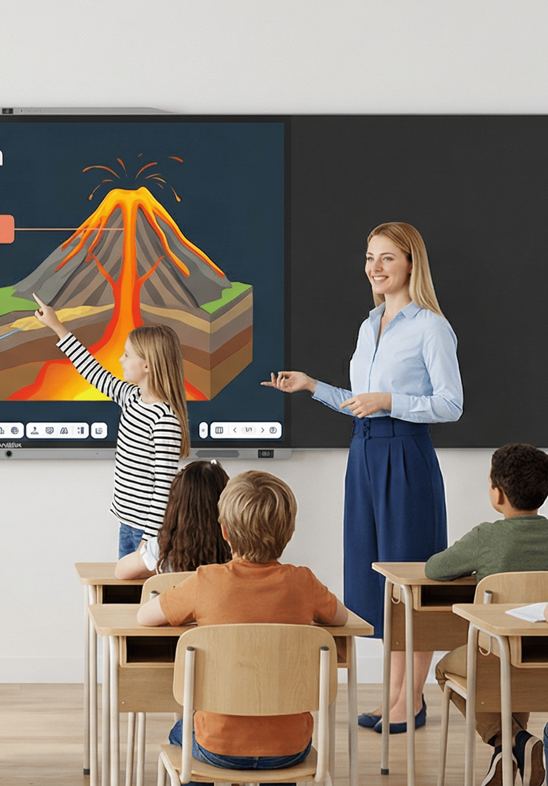 Amdox-Interactive whiteboards for collaboration/hybrid learning/classroom/school/eduction