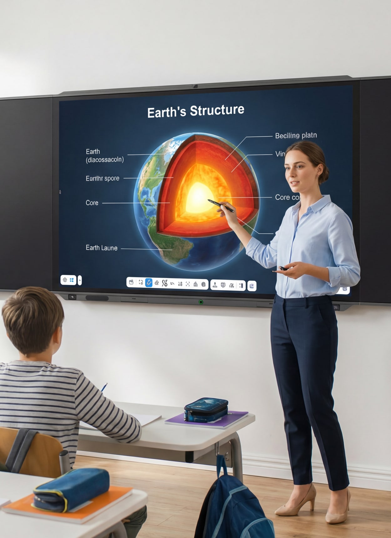 Amdox-Interactive whiteboards for collaboration/hybrid learning/classroom/school/eduction