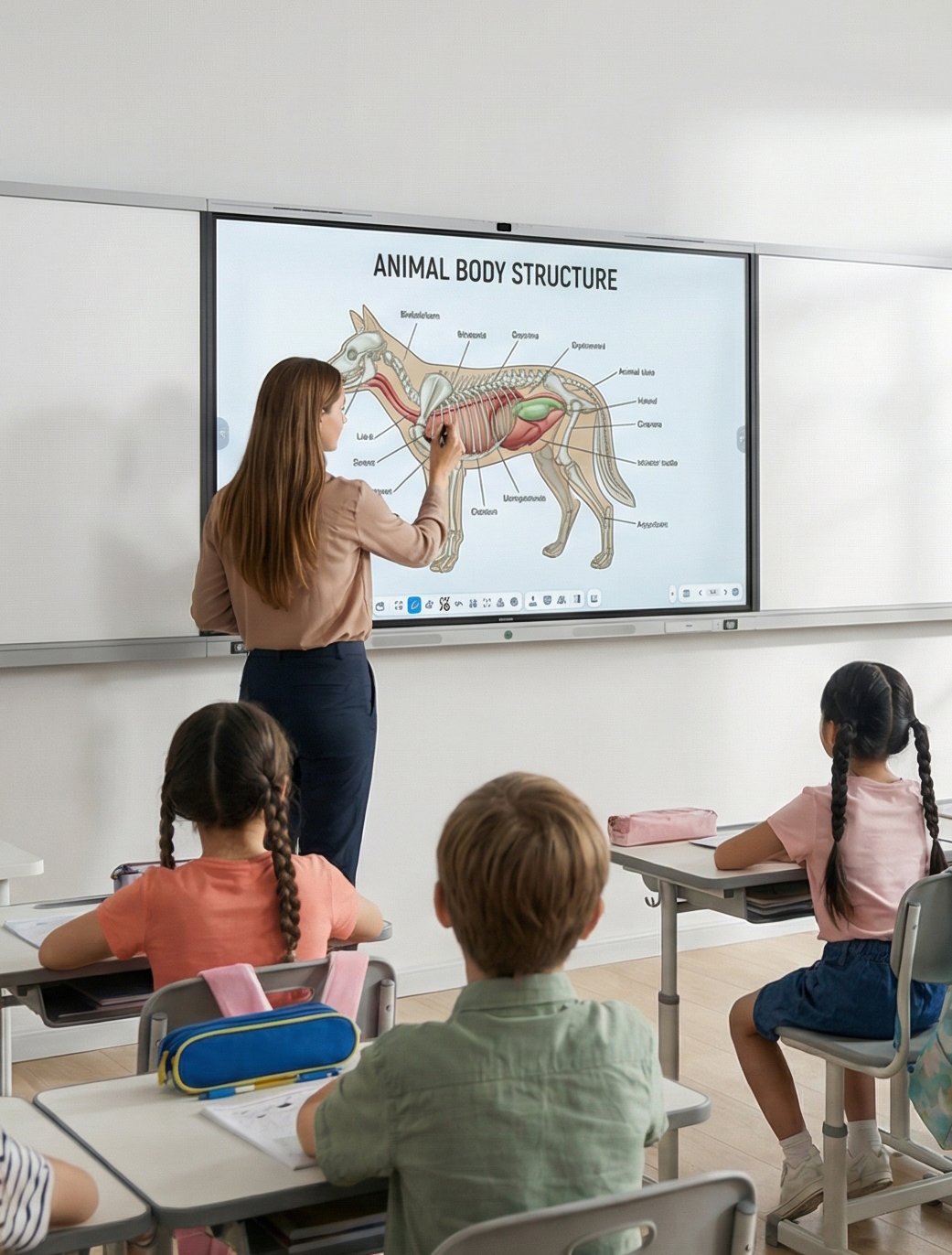 Amdox-Interactive whiteboards for collaboration/hybrid learning/classroom/school/eduction