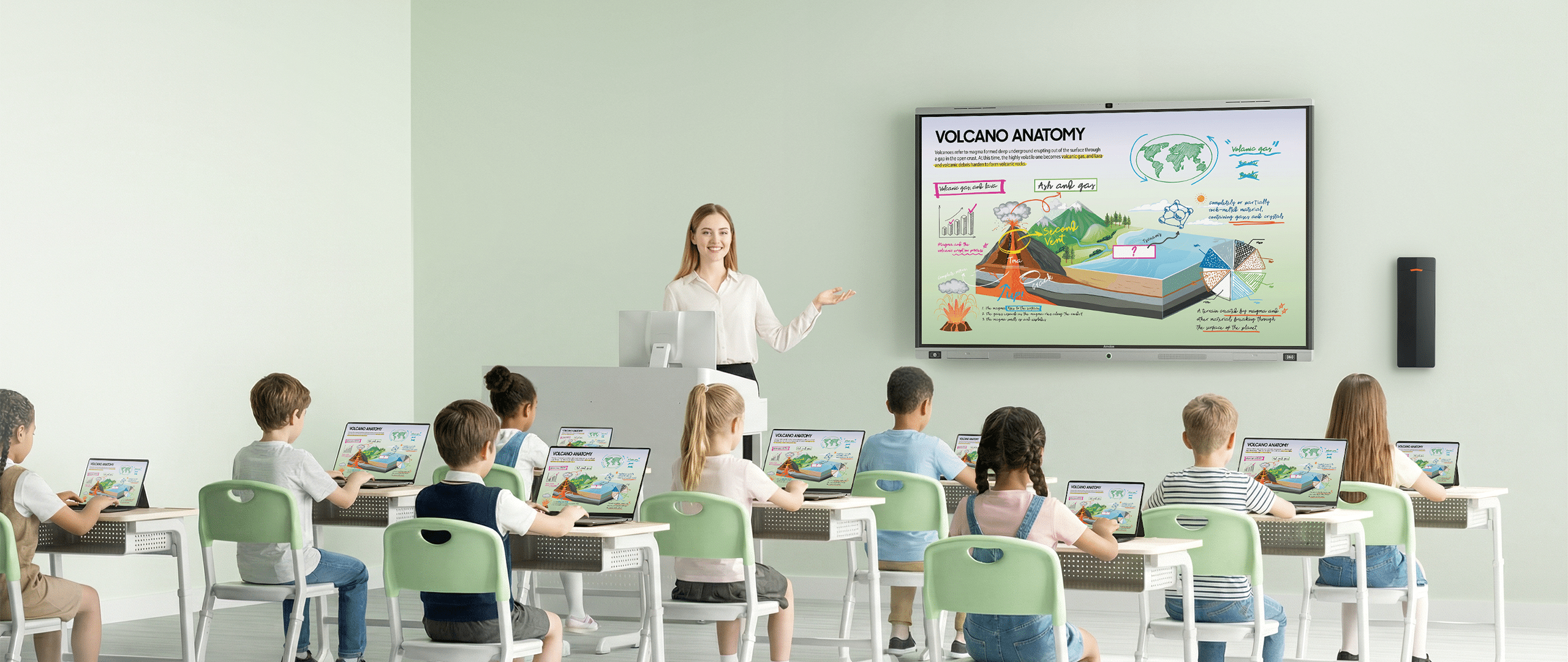 Amdox-Interactive whiteboards for collaboration/hybrid learning/classroom/school/eduction