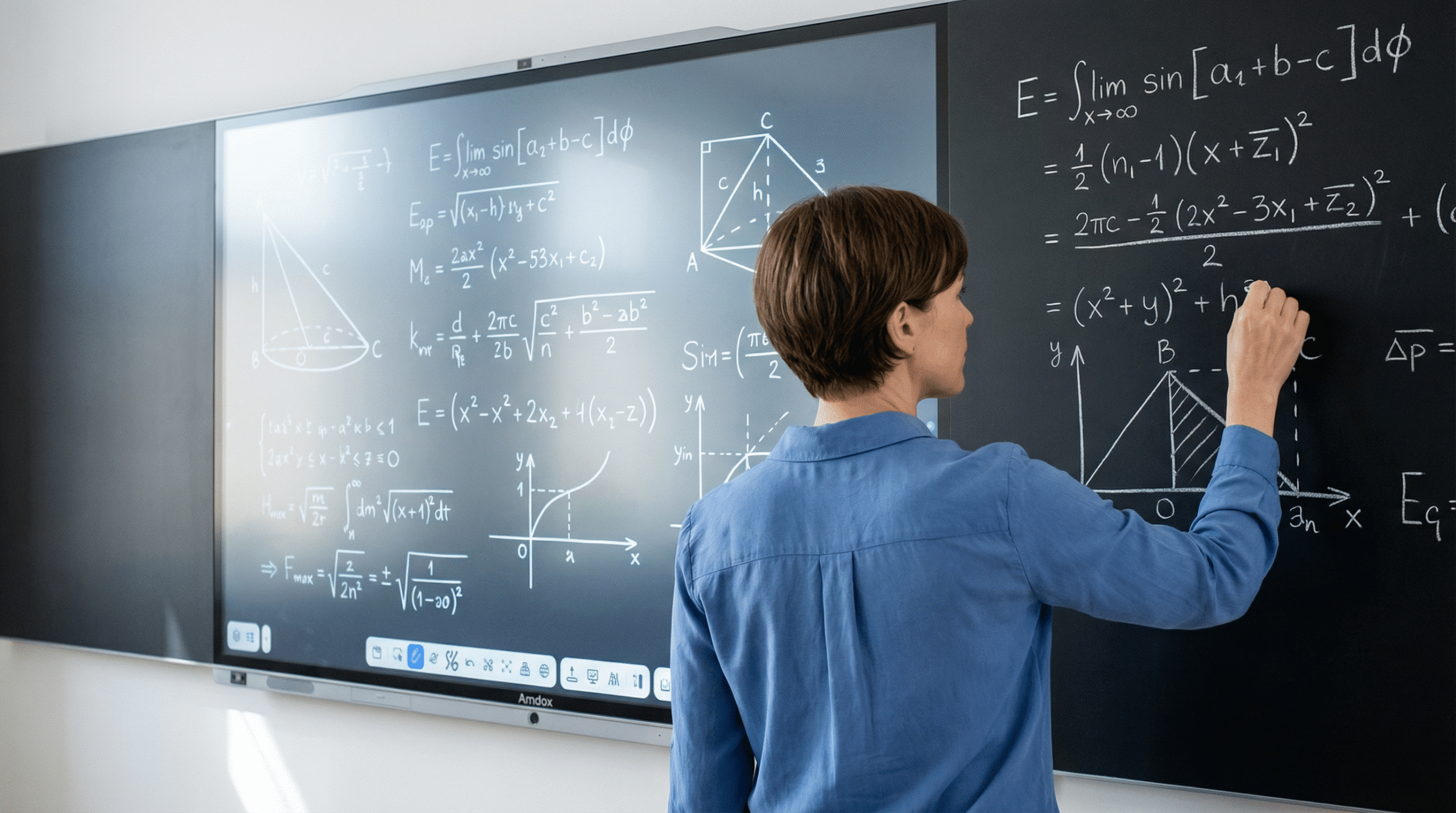 Amdox-Interactive whiteboards for collaboration/hybrid learning/classroom/school/eduction