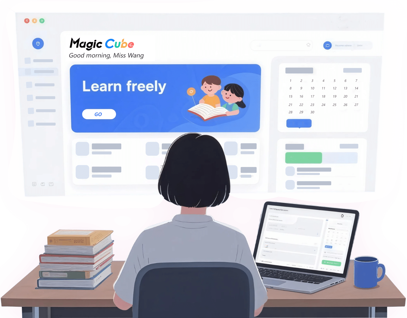 Amdox Magic Cube-For Teachers-An AI‑ and data‑driven lesson‑preparation system with a rich, high‑quality resource library.