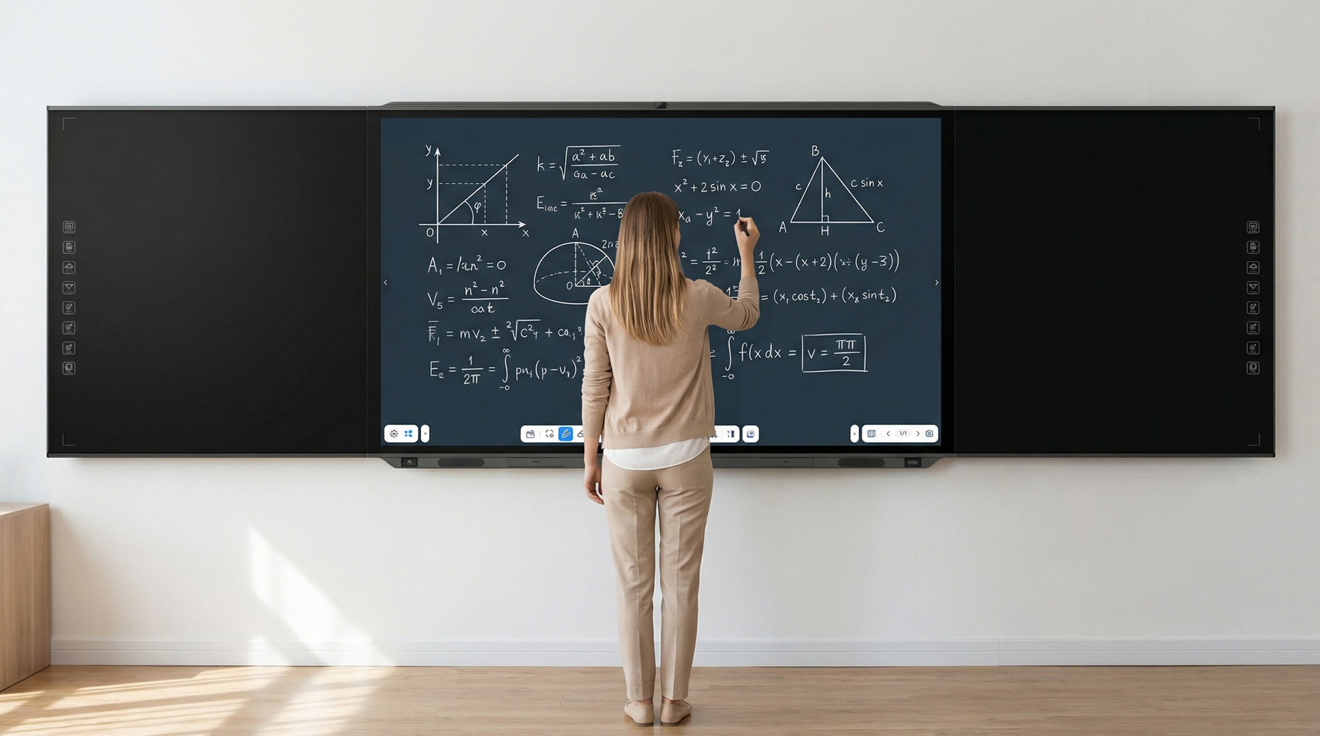 Amdox-Interactive whiteboards for collaboration/hybrid learning/classroom/school/eduction