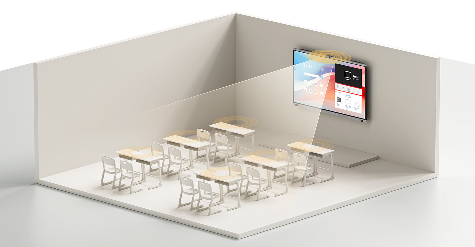 Amdox-Interactive whiteboards for collaboration/hybrid learning/classroom/school/eduction