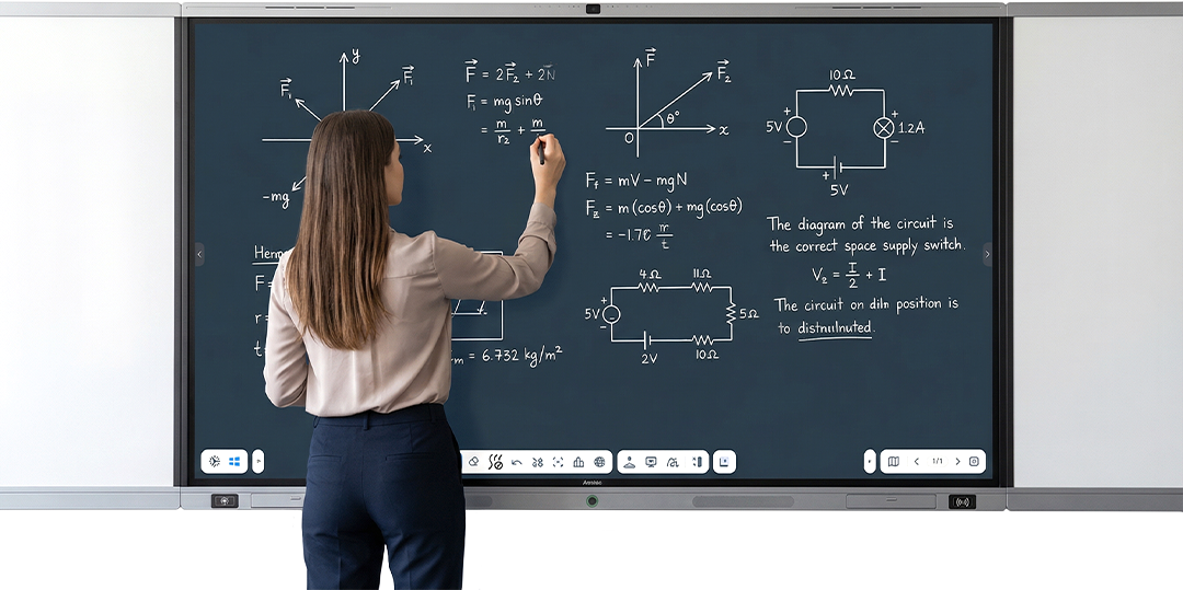 Amdox-Interactive whiteboards for collaboration/hybrid learning/classroom/school/eduction