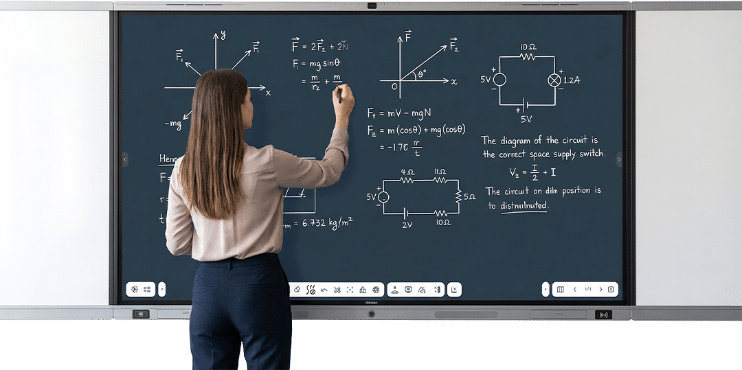 Amdox-Interactive whiteboards for collaboration/hybrid learning/classroom/school/eduction
